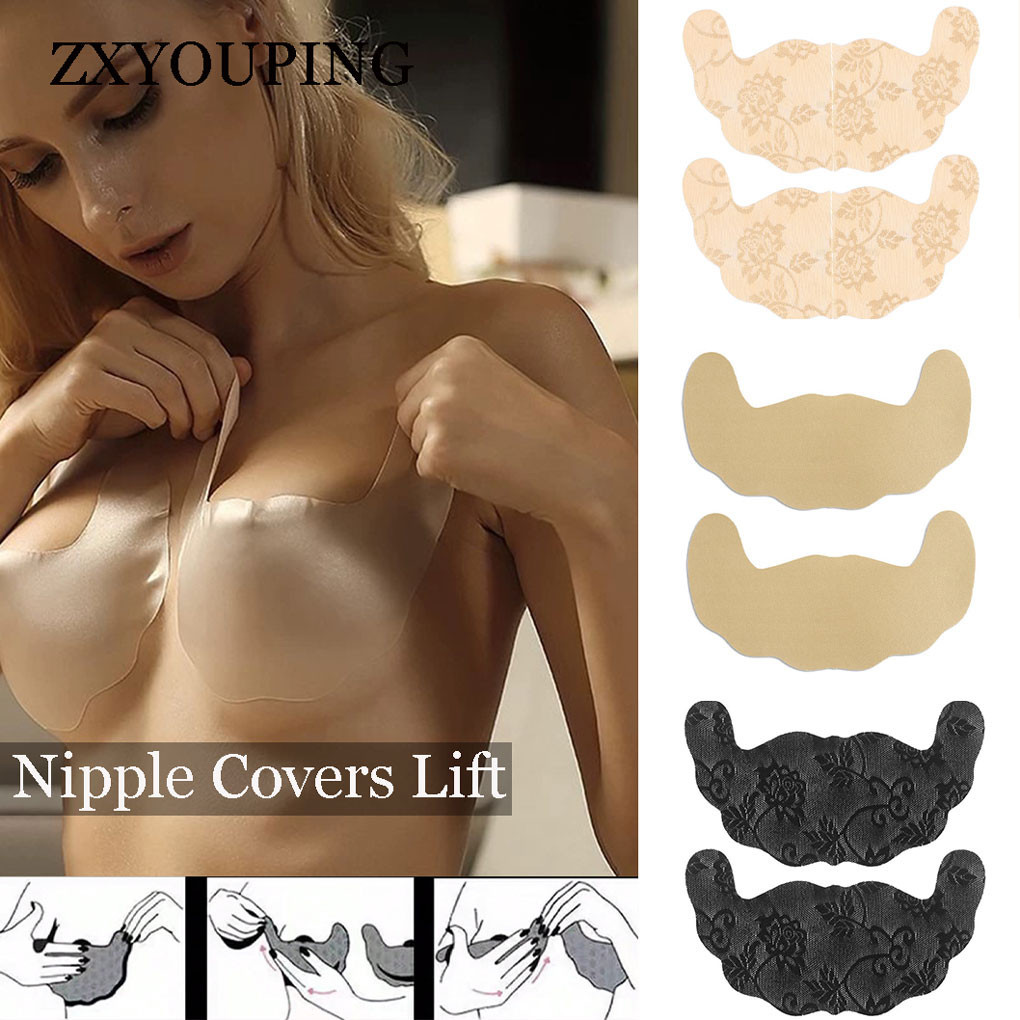 5 Pair Lace Nipple Cover Adhes - огляд і ціна Push Up Bra Silicone