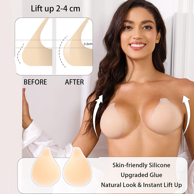 1/2 Pairs Women Sticky Bra Pus - огляд і ціна Strapless Bra Adhesive