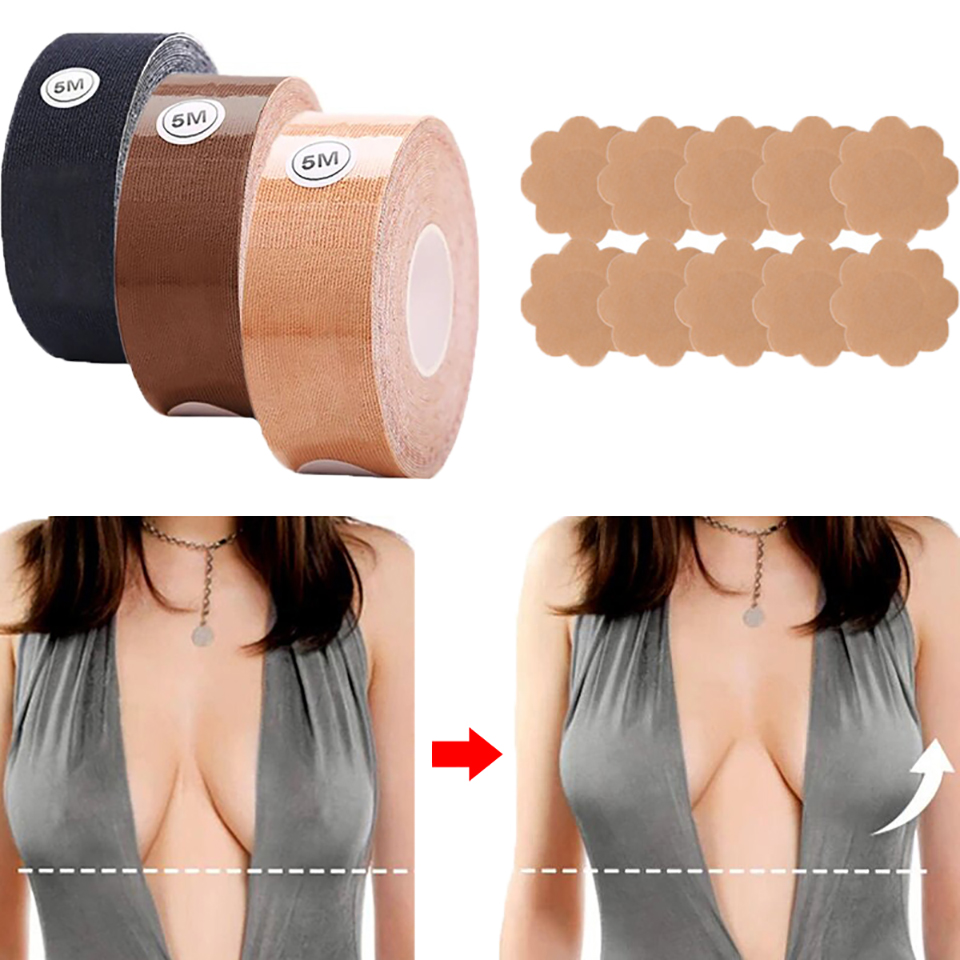 Invisible Breast Lift Tape Sil - огляд і ціна Backless Bra Sticky