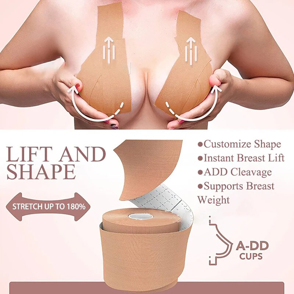 Invisible Breast Lift Tape Sil - огляд і ціна Backless Bra Sticky
