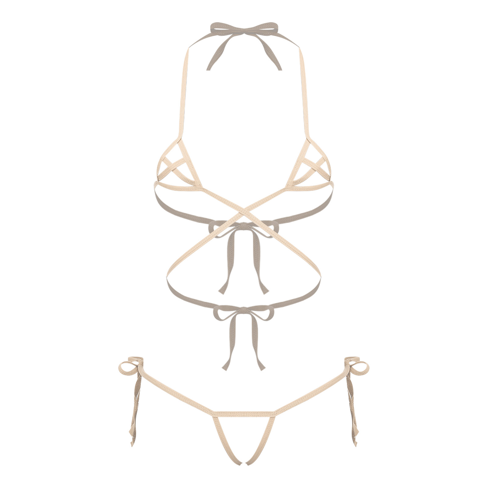 Womens Lingerie See Through Bi - огляд і ціна Lace Bralette Set