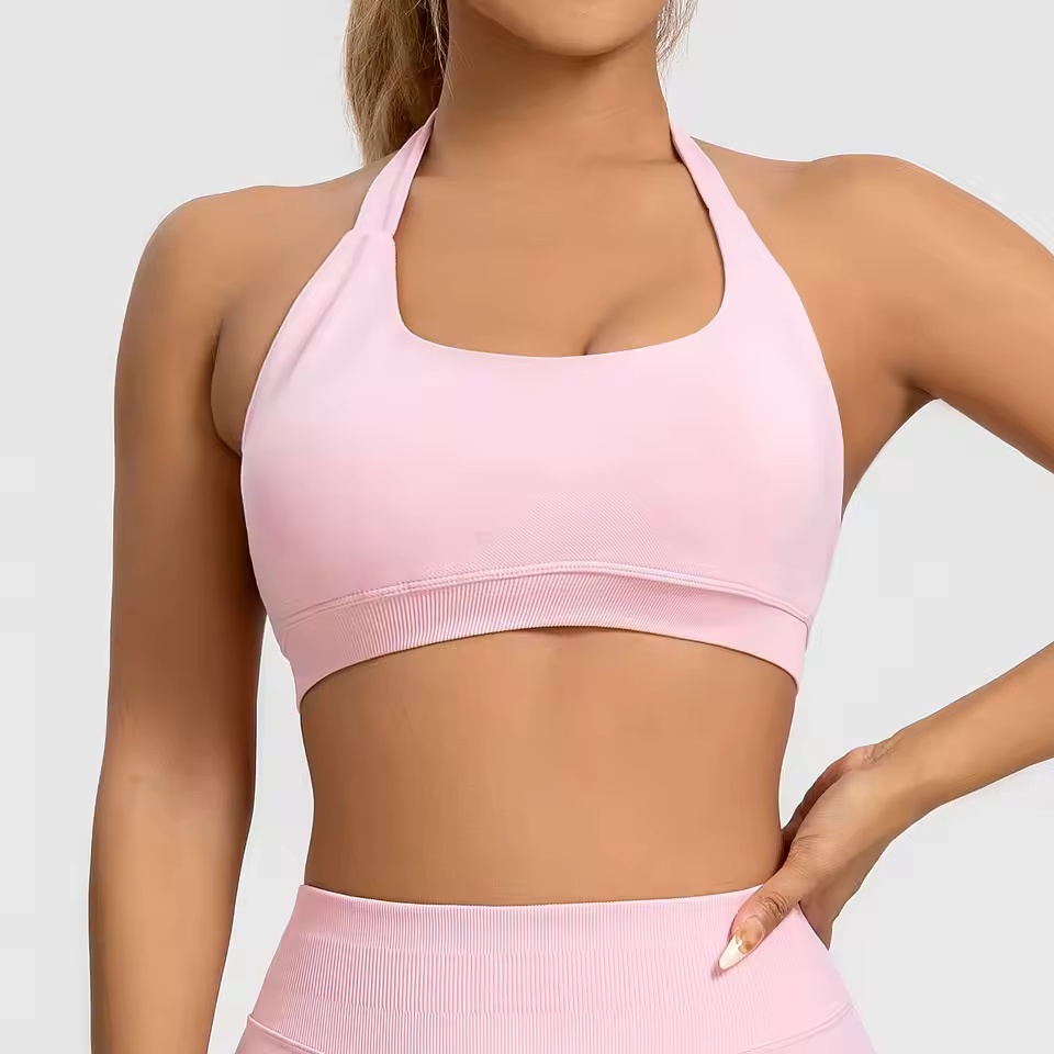 Sports Bra Women Seamless Halt - огляд і ціна Plunge Bra Push Up
