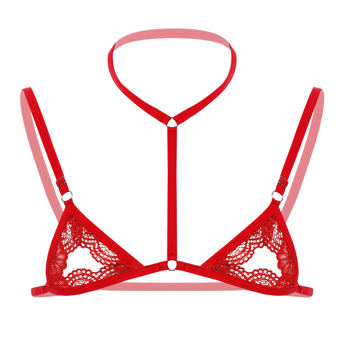 Sexy Men Harness Erotic Bra Ma - огляд і ціна Sheer Bra Lace