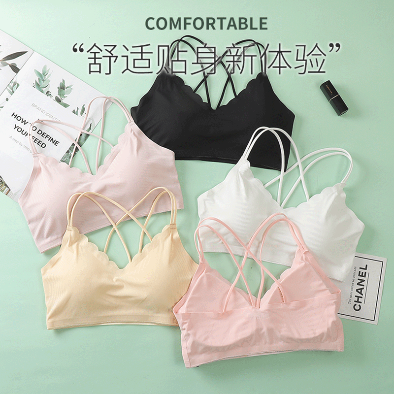 3D Sexy Lingerie Seamless Spor - огляд і ціна Lace Bralette Set