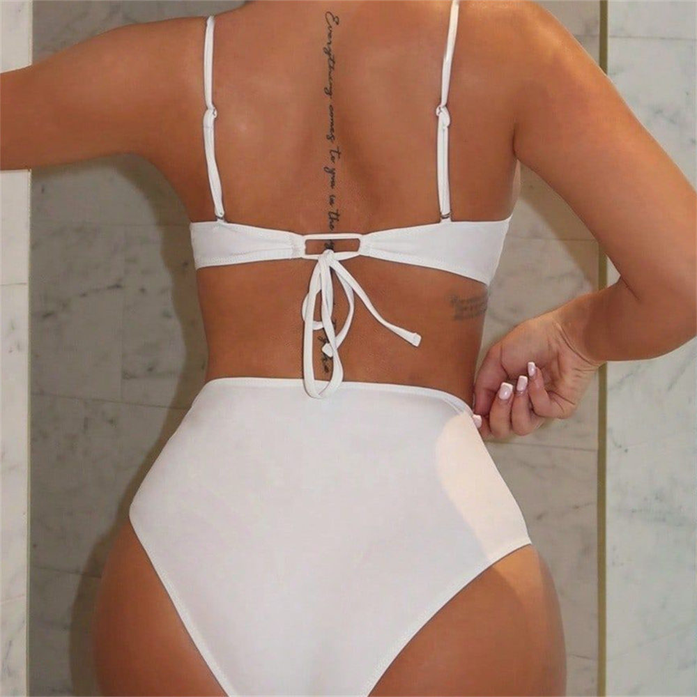 White Sling Bikini Bra Back La - огляд і ціна Underwire Bra Padded