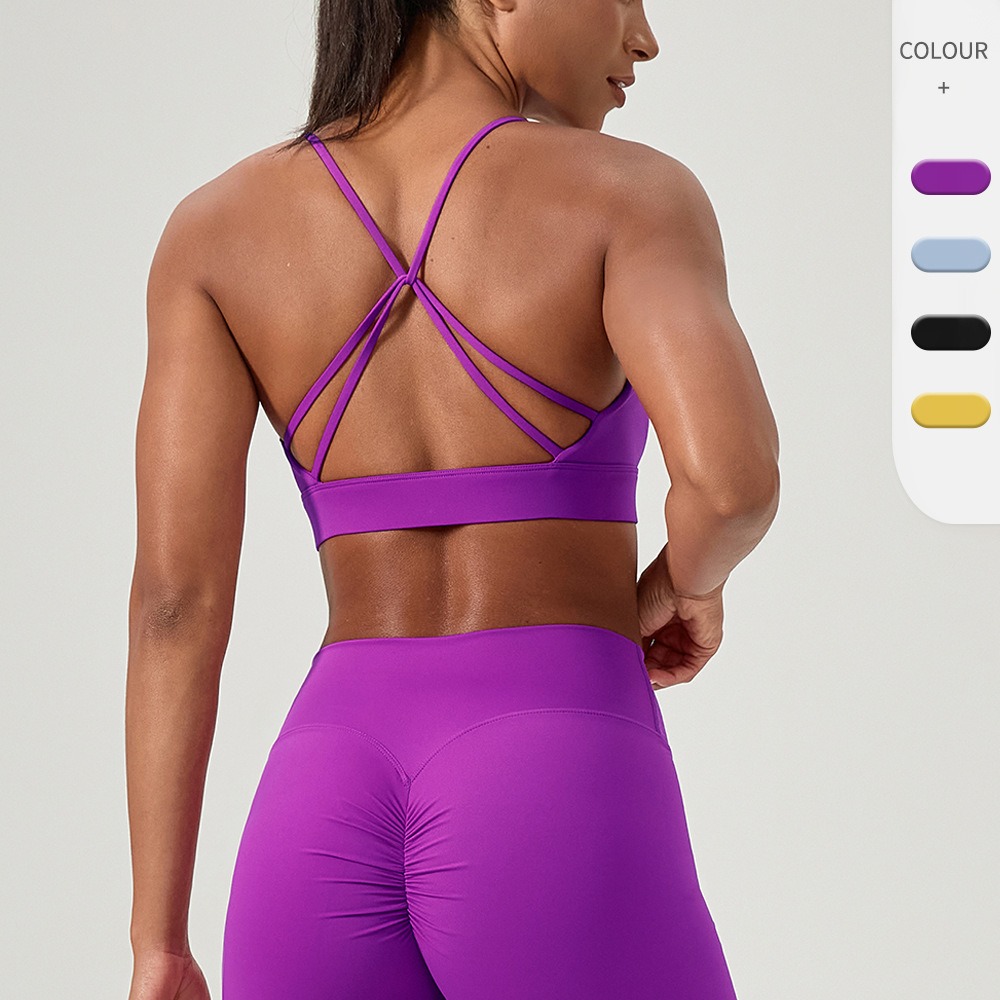 Women's Sexy Yoga Bra Cross St - огляд і ціна Sports Bra Racerback