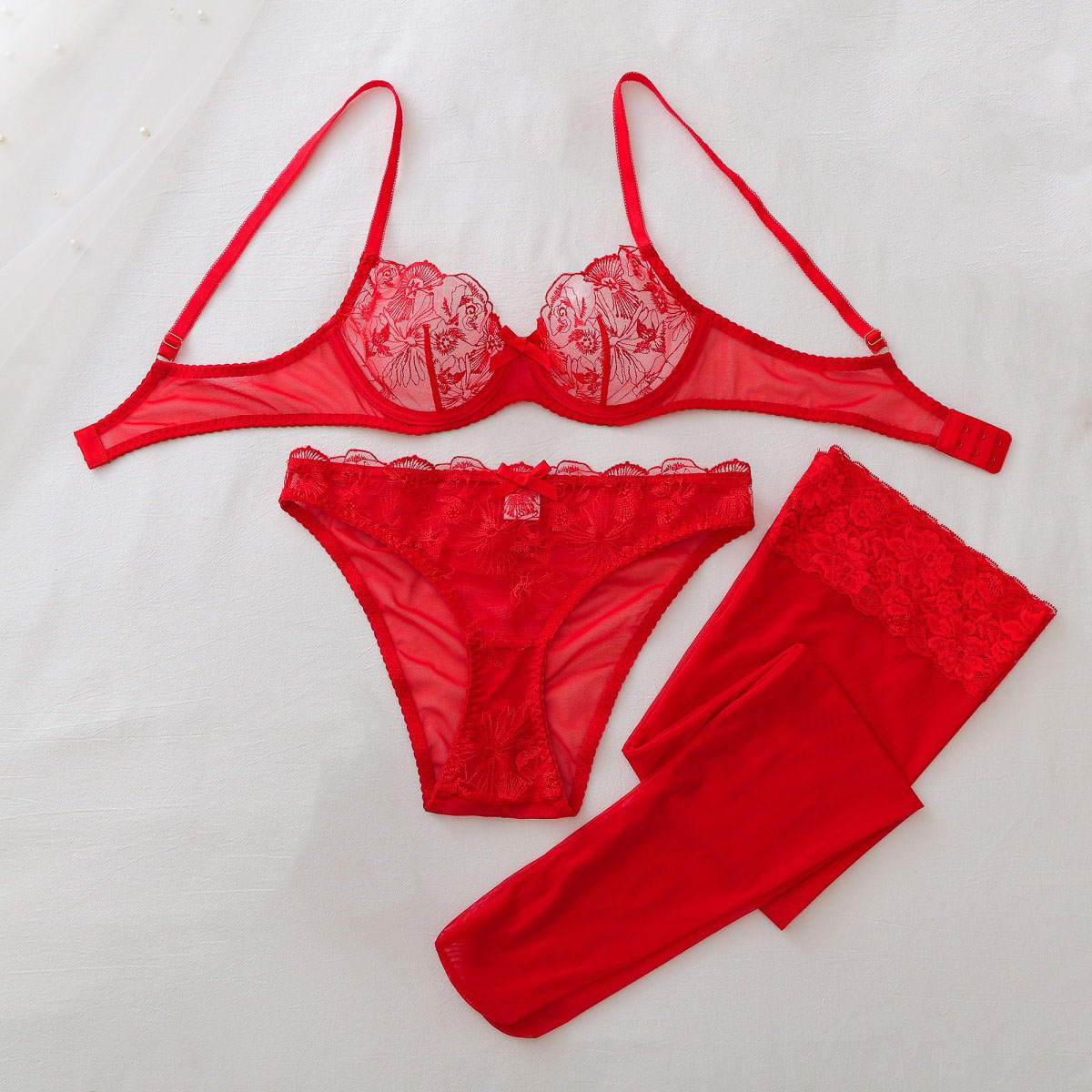 See Through Mesh Erotic set Wo - огляд і ціна Sheer Mesh Bra
