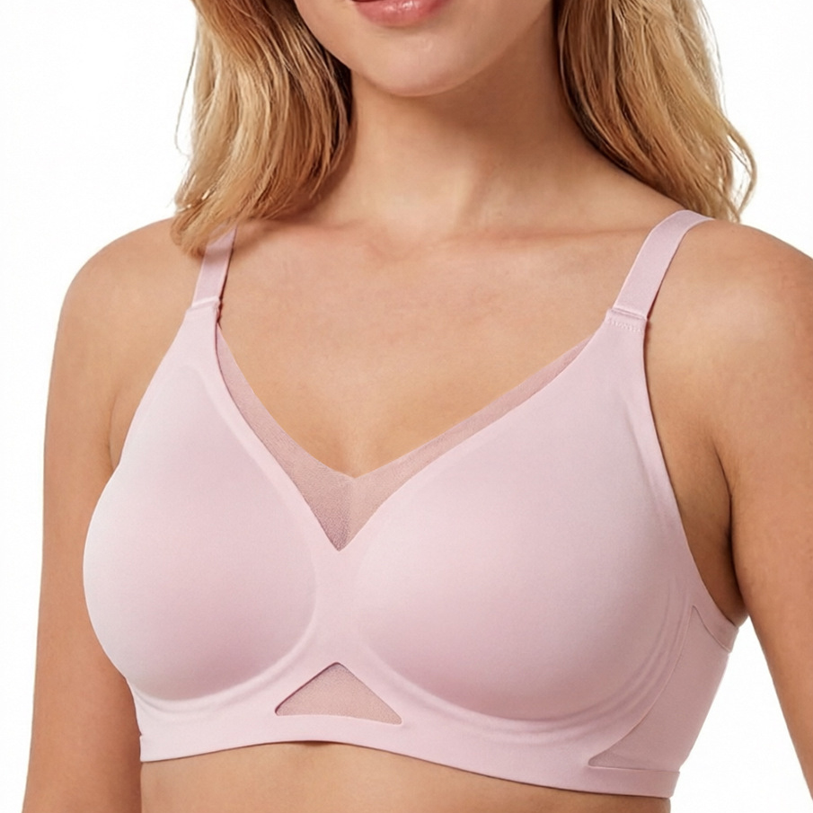 Women's Seamless Wire-Free Bra - огляд і ціна Sheer Mesh Bra