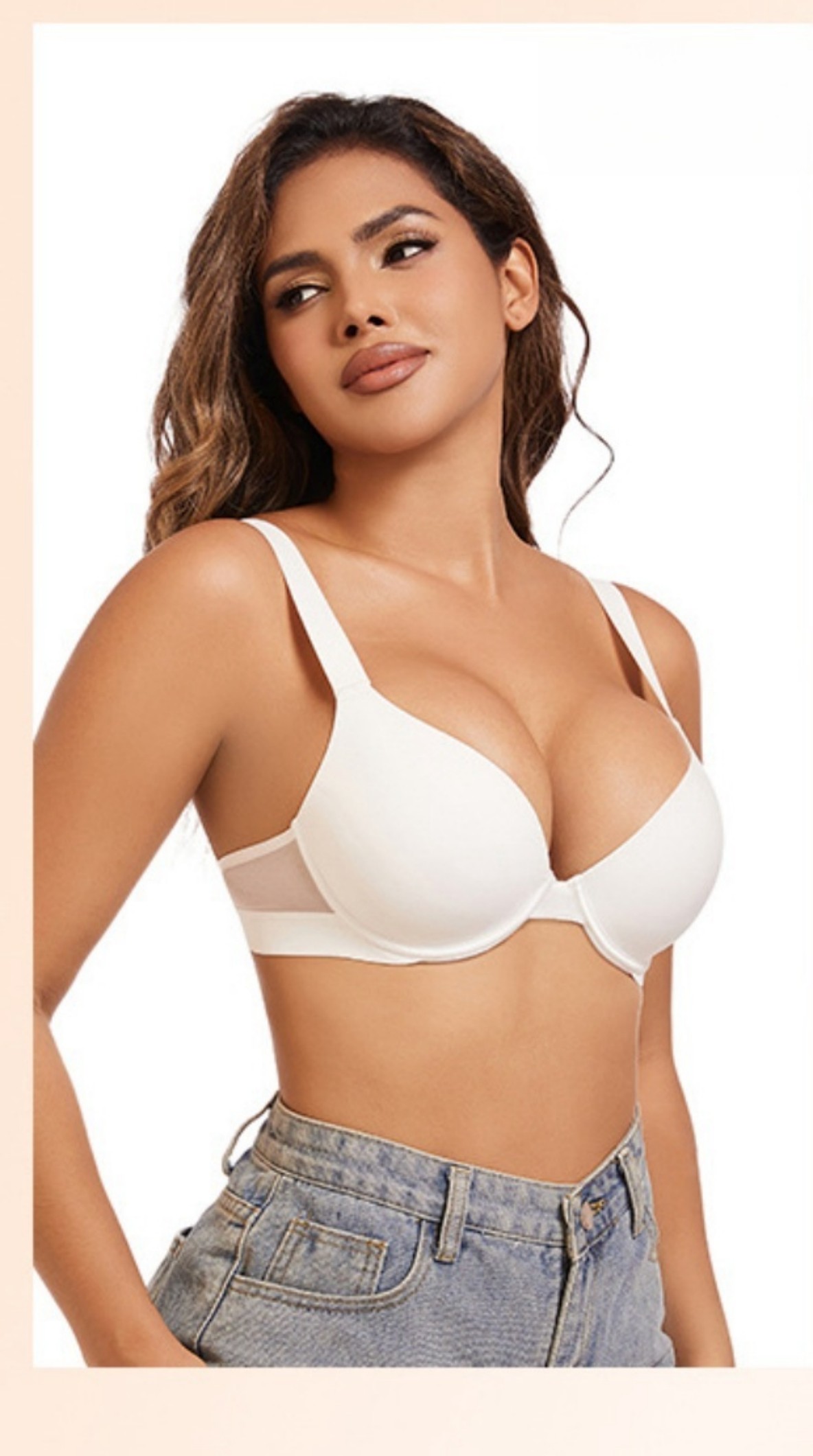 2025 Women's Plus Size Push Up - огляд і ціна Demi Bra Balconette