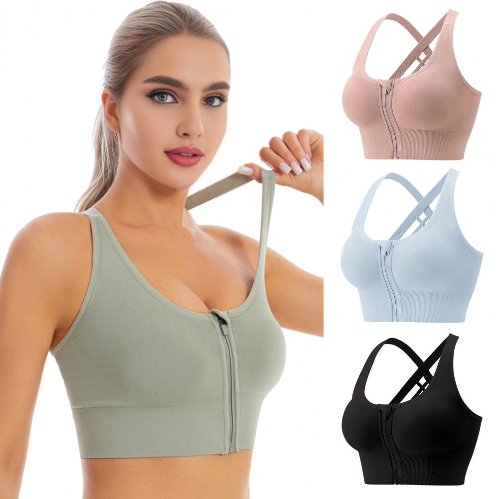 Zip Front Wireless Sports Bra  - огляд і ціна Sports Bra Racerback