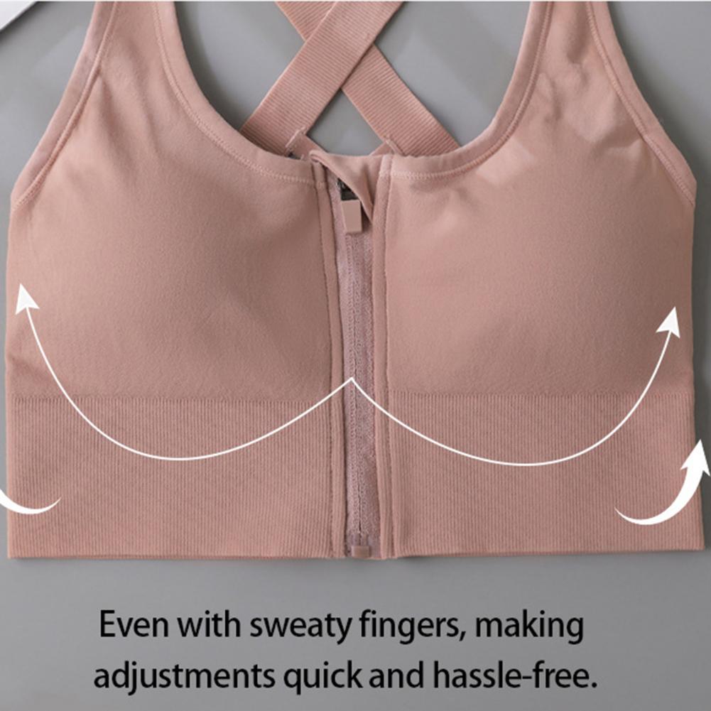 Zip Front Wireless Sports Bra  - огляд і ціна Sports Bra Racerback