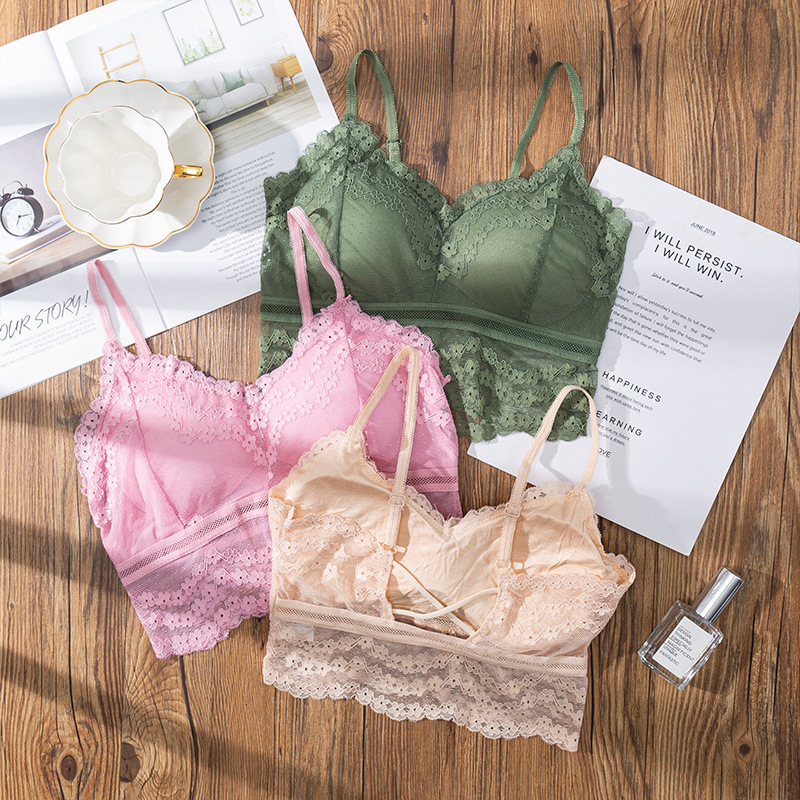 3D Sexy lace Lingerie Seamless - огляд і ціна Lace Bralette Set