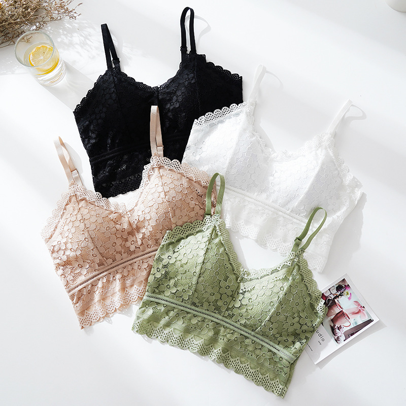 One piece Seamless Camisole Ve - огляд і ціна Lace Bralette Set